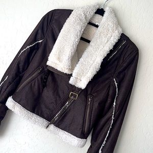 Brown Shearling Jacket